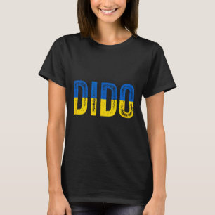 Dido Ukrainian Grandfather Grandpa Ukraine Flag Di T-Shirt