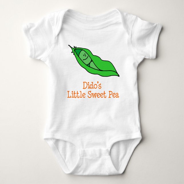 Dido's Little Sweet Pea Ukrainian Baby Bodysuit (Front)