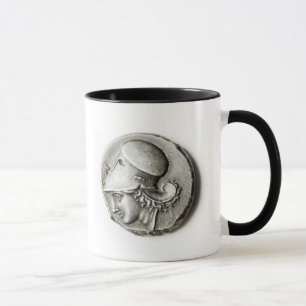 Didrachma of Heracles: obverse depicting Athena Mug