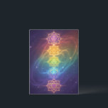 Die 7 Chakren´11 Postcard<br><div class="desc">Die 7 Chakren sind Energiezentren entlang der Wirbelsäule,  die verschiedene Lebensbereiche beeinflussen – von Sicherheit und Kreativität über Selbstbewusstsein und Liebe bis hin zu Kommunikation,  Intuition und Spiritualität. Im Gleichgewicht fördern sie Harmonie,  innere Kraft und ganzheitliches Wohlbefinden.</div>
