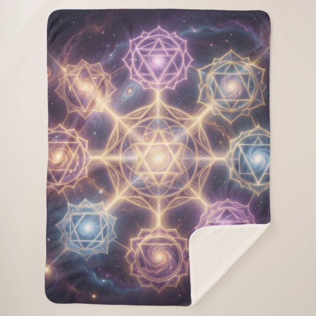 Die 7 Chakren´7 Sherpa Blanket (Front)