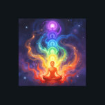 Die 7 Chakren Canvas Print<br><div class="desc">Die 7 Chakren sind Energiezentren entlang der Wirbelsäule,  die verschiedene Lebensbereiche beeinflussen – von Sicherheit und Kreativität über Selbstbewusstsein und Liebe bis hin zu Kommunikation,  Intuition und Spiritualität. Im Gleichgewicht fördern sie Harmonie,  innere Kraft und ganzheitliches Wohlbefinden.</div>