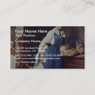 Die Besorgerin By Chardin Jean-Baptiste Siméon (B Business Card