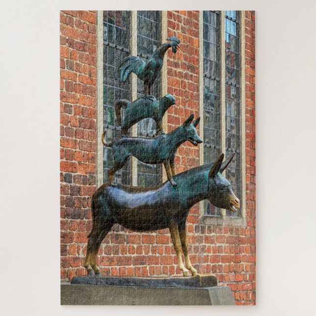 Die Bremer Stadtmusikanten Jigsaw Puzzle (Vertical)