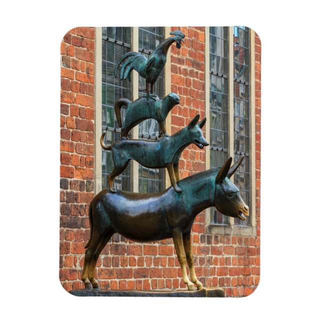 Die Bremer Stadtmusikanten Magnet (Vertical)