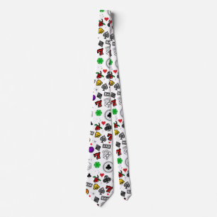 Die Dice Die Board Game Casino Gambling Pattern Ne Tie