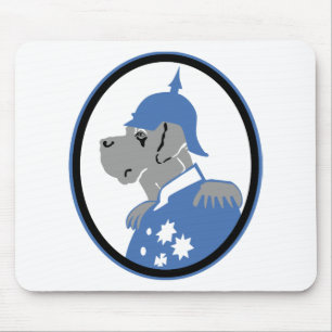 Die Dogge als Bismarck Mouse Pad