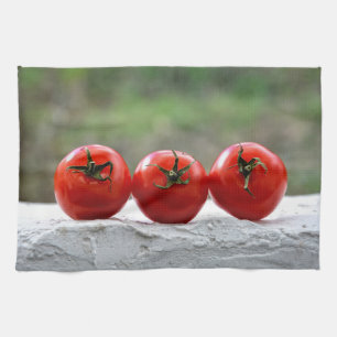 Die drei Tomaten Tea Towel
