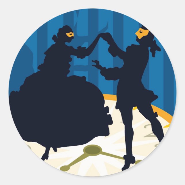 Die Fledermaus, Opera Classic Round Sticker (Front)