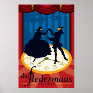 Die Fledermaus, Opera Poster