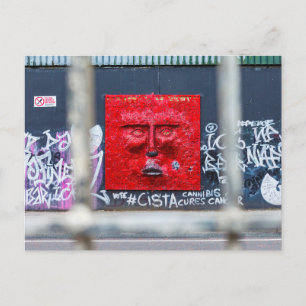 Die Graffiti in Belfast Irland Postkarte Postcard