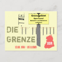 Die Grenze DDR Design