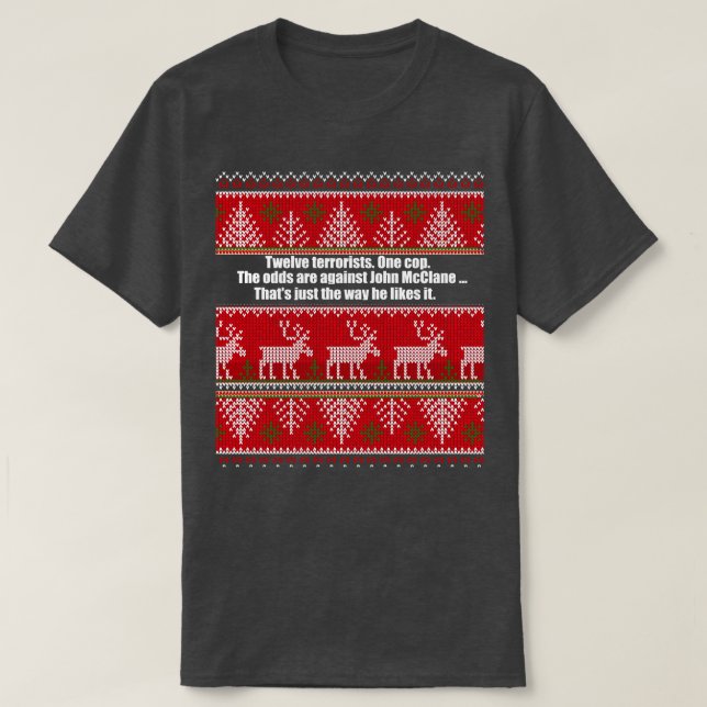 Die Hard Christmas Sweater (Design Front)