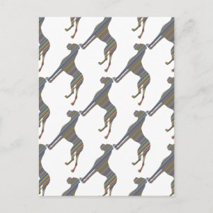 Die Liniendogge Postcard