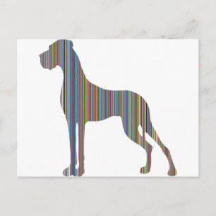Die Liniendogge Postcard