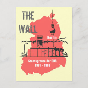 Die Mauer special Design Postcard