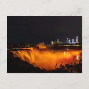 Die Niagarafälle zwischen Kanada und USA Postkarte Postcard