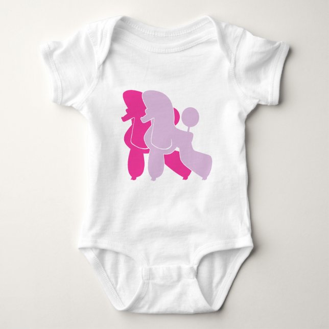 Die pinken Pudel Baby Bodysuit (Front)