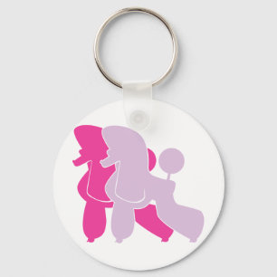 Die pinken Pudel Key Ring