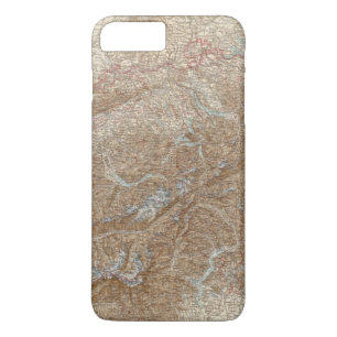 Die Schweiz, Switzerland Atlas Map Case-Mate iPhone Case
