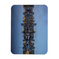 Die Skyline von Vancouver in Kanada Magnet