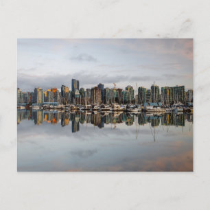 Die Skyline von Vancouver in Kanada Postkarte Postcard