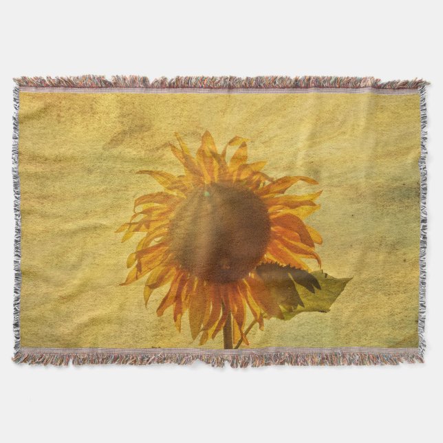 Die Sonnenblume Throw Blanket (Front)