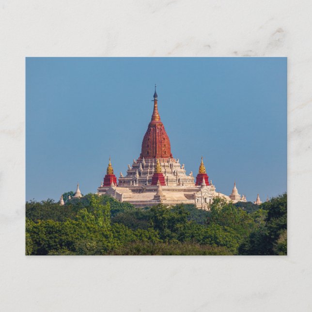 Die Tempel von Bagan in Myanmar Postkarte Postcard (Front)