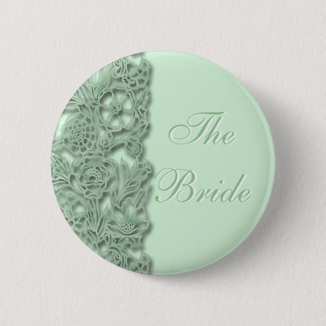 Diecut Love 6 Cm Round Badge (Front)