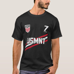 Diego Luna 7 Navy Usmnt Officially Licensed T-Shirt