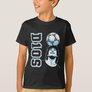 Diego Maradona D10s Headll Retro Soccer  T-Shirt