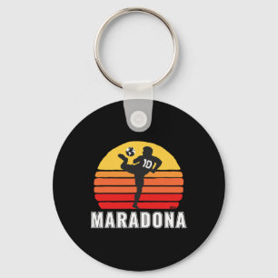 Diego Maradona Taquito Footll Move #10 Soccer 80s Key Ring