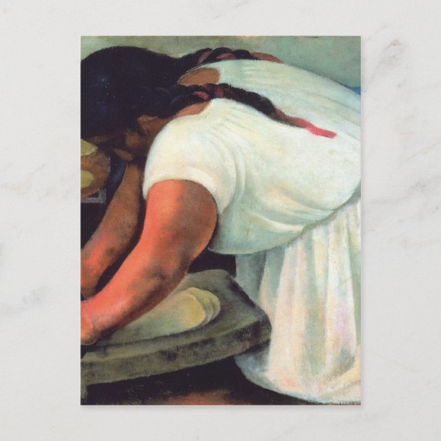Diego Rivera  - La Molendera, 1923 Postcard (Front)