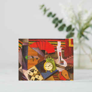 Diego Rivera, The Alarm Clock, Postcard