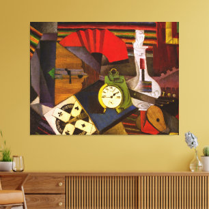 Diego Rivera The Alarm Clock Surrealism Art Canvas Print