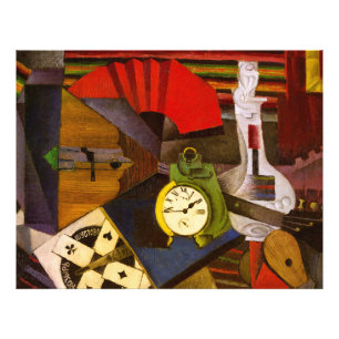 Diego Rivera The Alarm Clock Surrealism Art Photo Print