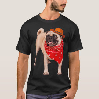 Diego the Pug - Sheriff Costume - Spooky Time Coll T-Shirt