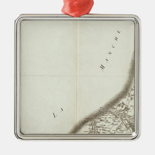 Dieppe Metal Tree Decoration (Front)