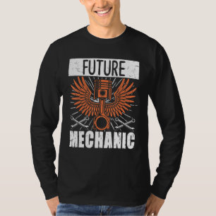 Diesel Car Engineer Fixing Future Mechanic Auto Re T-Shirt