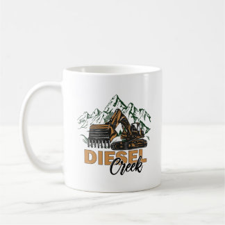 Diesel creek in montain coffee mug