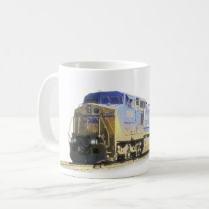 Diesel-electric train mug