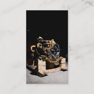 Diesel Engine Mechanic Business Card