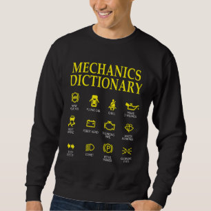 Diesel Engineer Car Fixing Mechanics Dictionary Au Sweatshirt