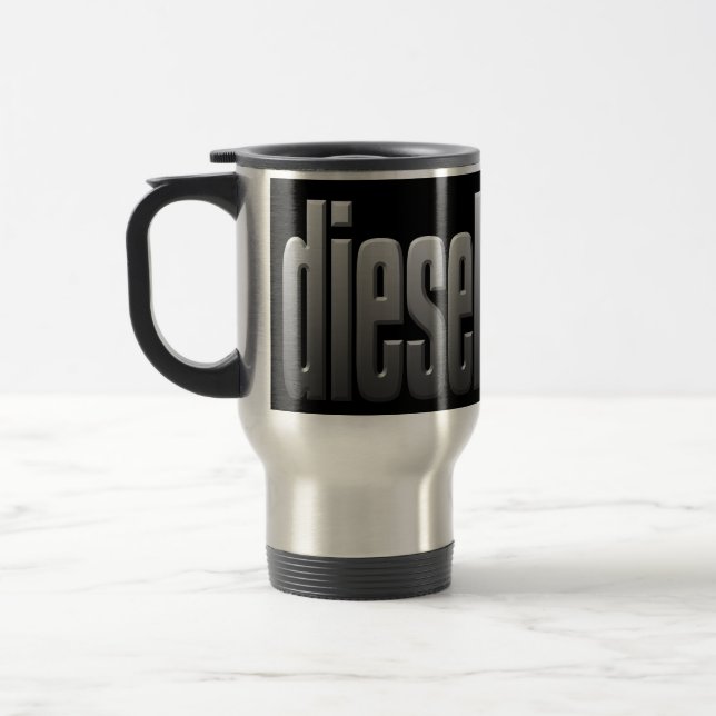 DIESEL. hardcore, strength. tough. 4wd.2 Travel Mug (Left)