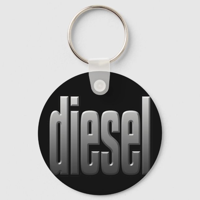 DIESEL. hardcore, strength. tough. muscle. Key Ring (Front)