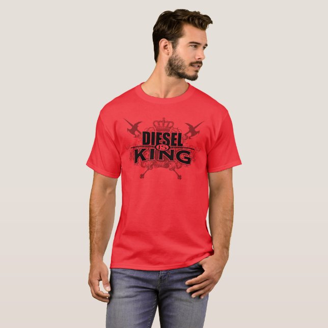 Diesel is king red shirt (Front Full)