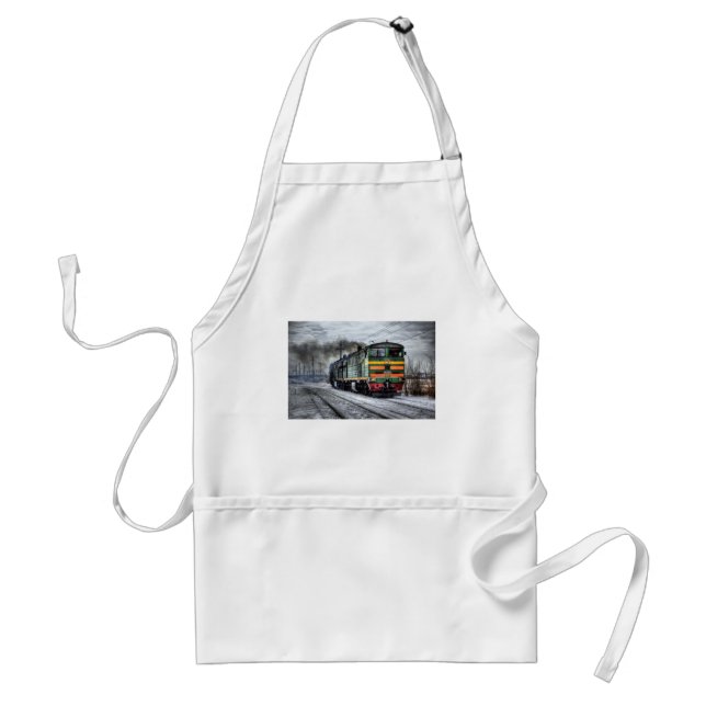 Diesel Locomotive Gifts for Train Lovers Standard Apron (Front)