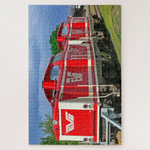 Diesel Locomotives Germany. Jigsaw Puzzle