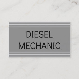 Diesel Mechanic Business Card