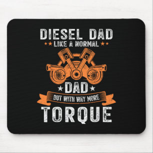 Diesel Mechanic Dad Automobile Fathers Day Funny G Mouse Pad